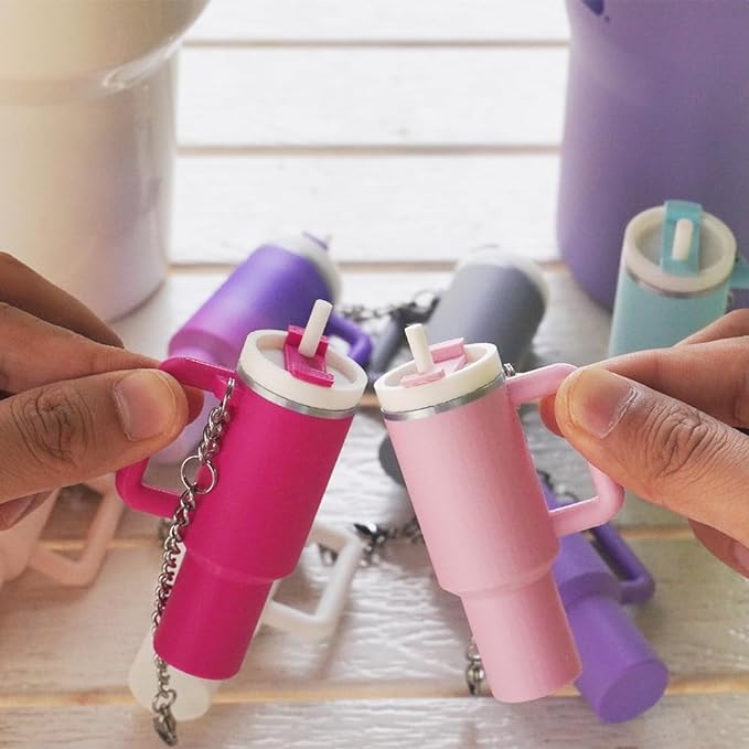 Mini Tumbler Chain for your supplements (Pink)